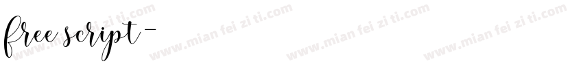 free script字体转换